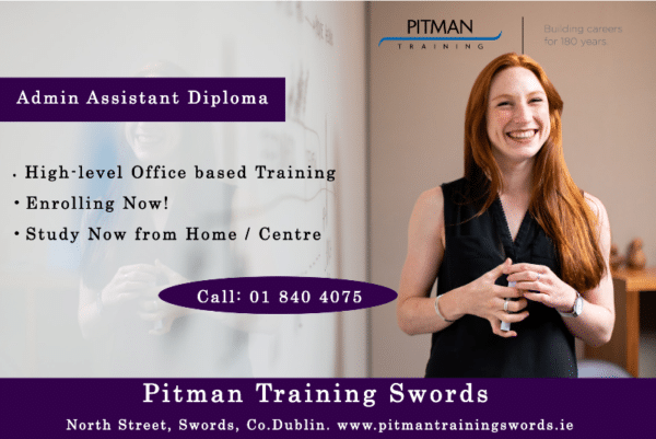 Admin Assistant Diploma at Pitman Training