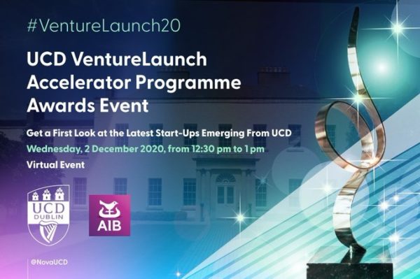 2020 UCD VentureLaunch Accelerator Programme Virtual Awards Event